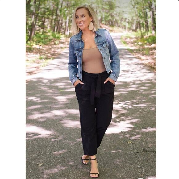 Athleta Skyline Pant II-Black-Womens Size 8 - Picture 2 of 10